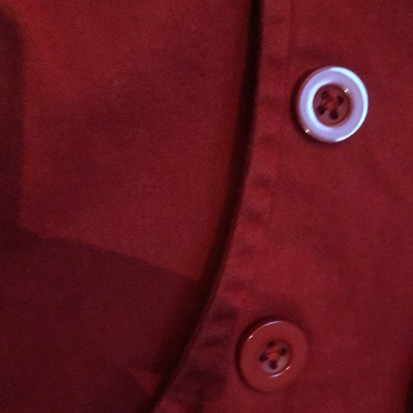 Retro Red High-Waisted Sailor Pants - Picture 2 of 5